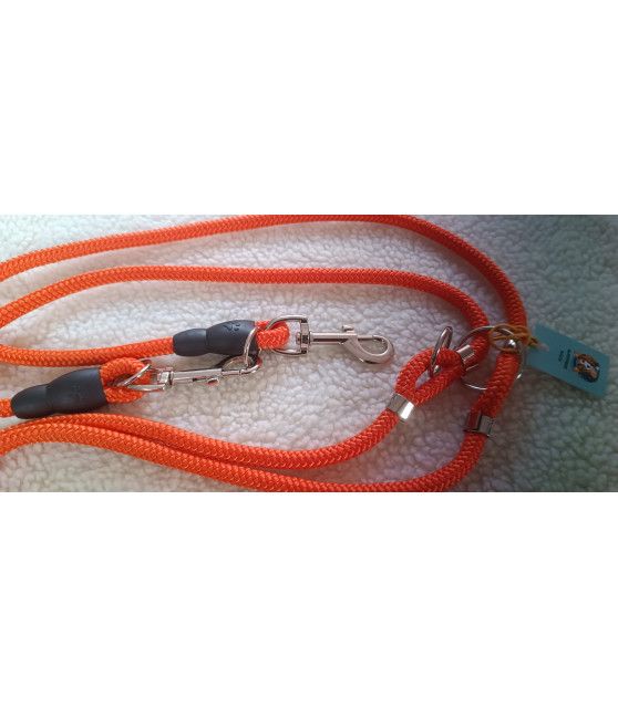 Laisses de travail Longe rétractable 4 points Orange pour chien ChezAnilou 27,00 €
