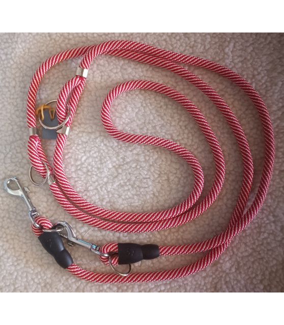 laisses de travail rondes Laisse de travail 4 points RED pour chien ChezAnilou 27,00 €