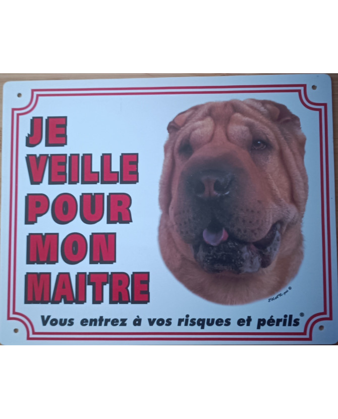 Pancarte Shar-peï Panneau de garde Shirpeï Martin Sellier 9,00 € Pancarte Shar-peï Panneau de garde Shirpeï Martin Sellier 9,00 €