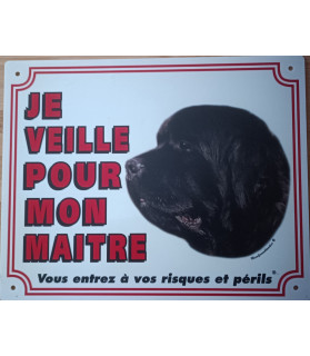 Pancarte Terre Neuve Panneau de garde Terre neuve Martin Sellier 9,00 €
