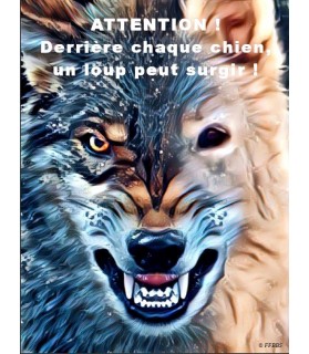 Berger blanc suisse Pancarte chien de garde 5PB Chez Anilou 15,00 €